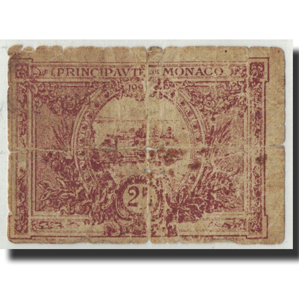 Monaco, 25 Centimes, 1920, 1920-03-20, KM:1a, VG(8-10)