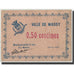 Biljet, Pirot:52-47, 50 Centimes, 1916, Frankrijk, SPL, Wassy