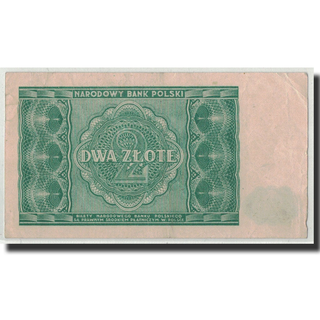 Polonia, 2 Zlote, 1946, KM:124, 1946-05-15, BB+