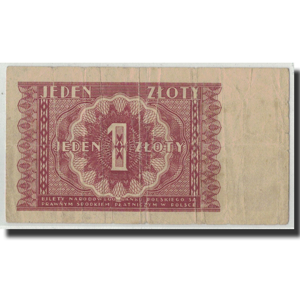 Poland, 1 Zloty, 1946, 1946-05-15, KM:123, F(12-15)
