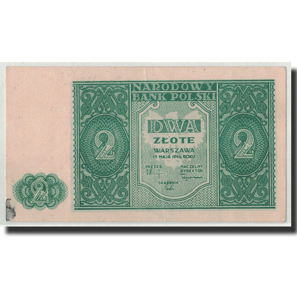 Poland, 2 Zlote, 1946, 1946-05-15, KM:124, UNC(63)