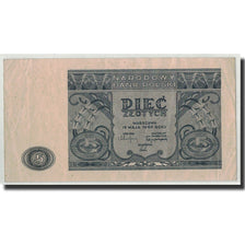 Poland, 5 Zlotych, 1946, 1946-05-15, KM:125, EF(40-45)