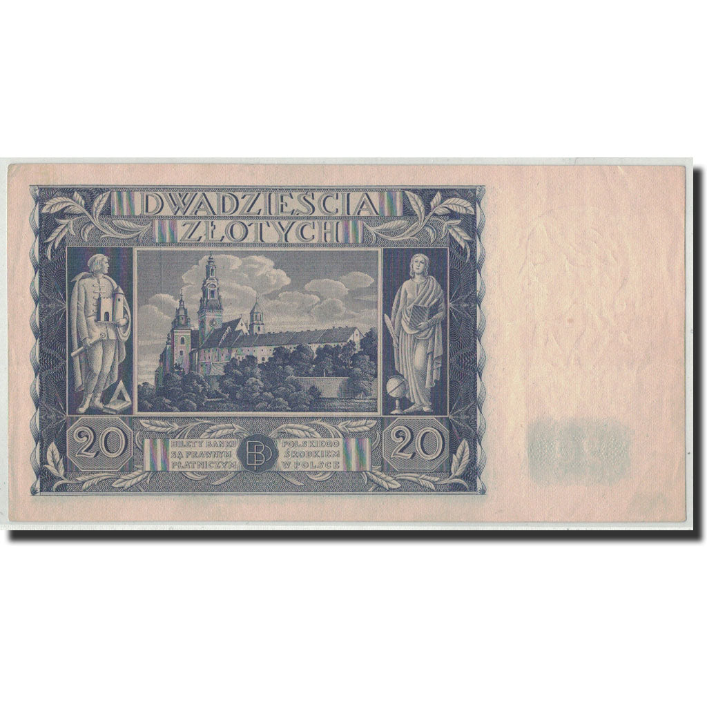 Banknote, Poland, 20 Zlotych, 1936, 1936-11-11, KM:77, UNC(60-62)