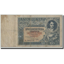 Banknote, Poland, 20 Zlotych, 1931, 1931-06-20, KM:73, VG(8-10)