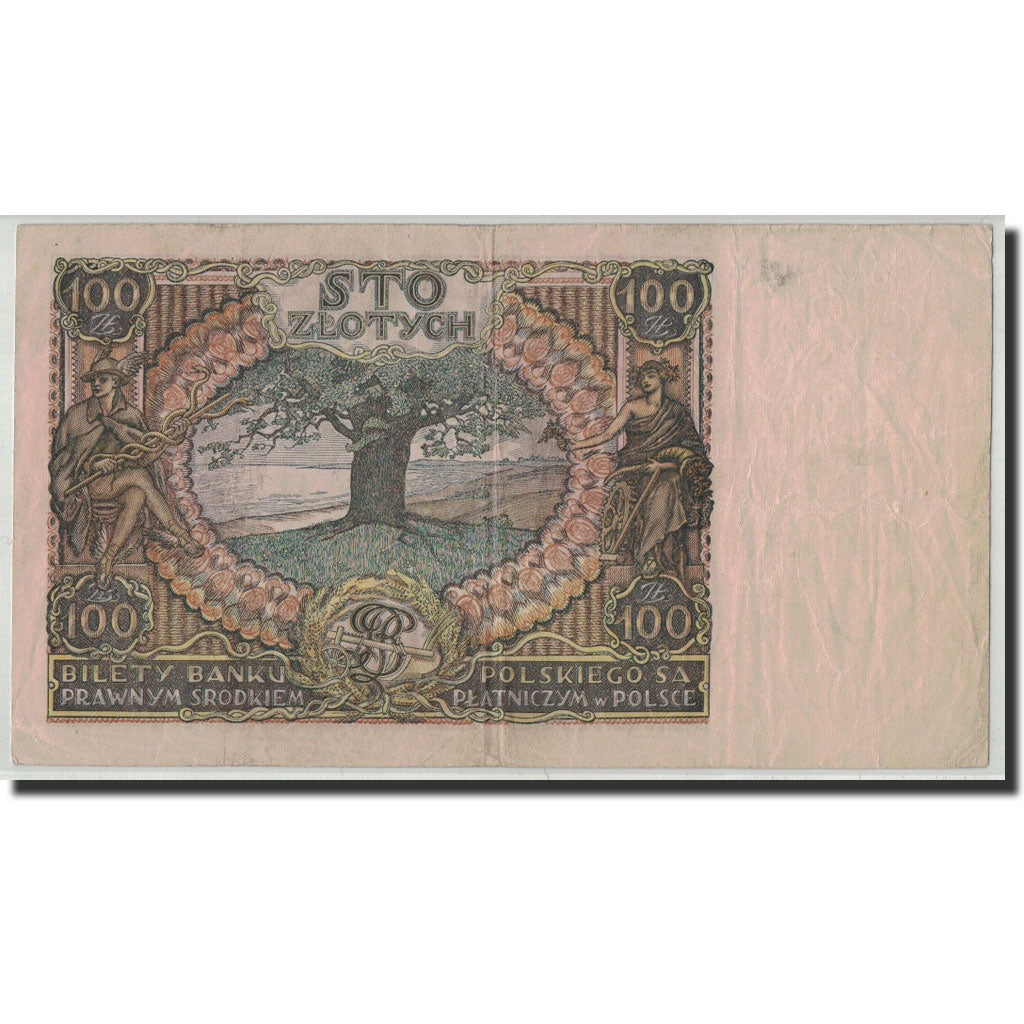 Polen, 100 Zlotych, 1934, KM:75a, 1934-11-09, S