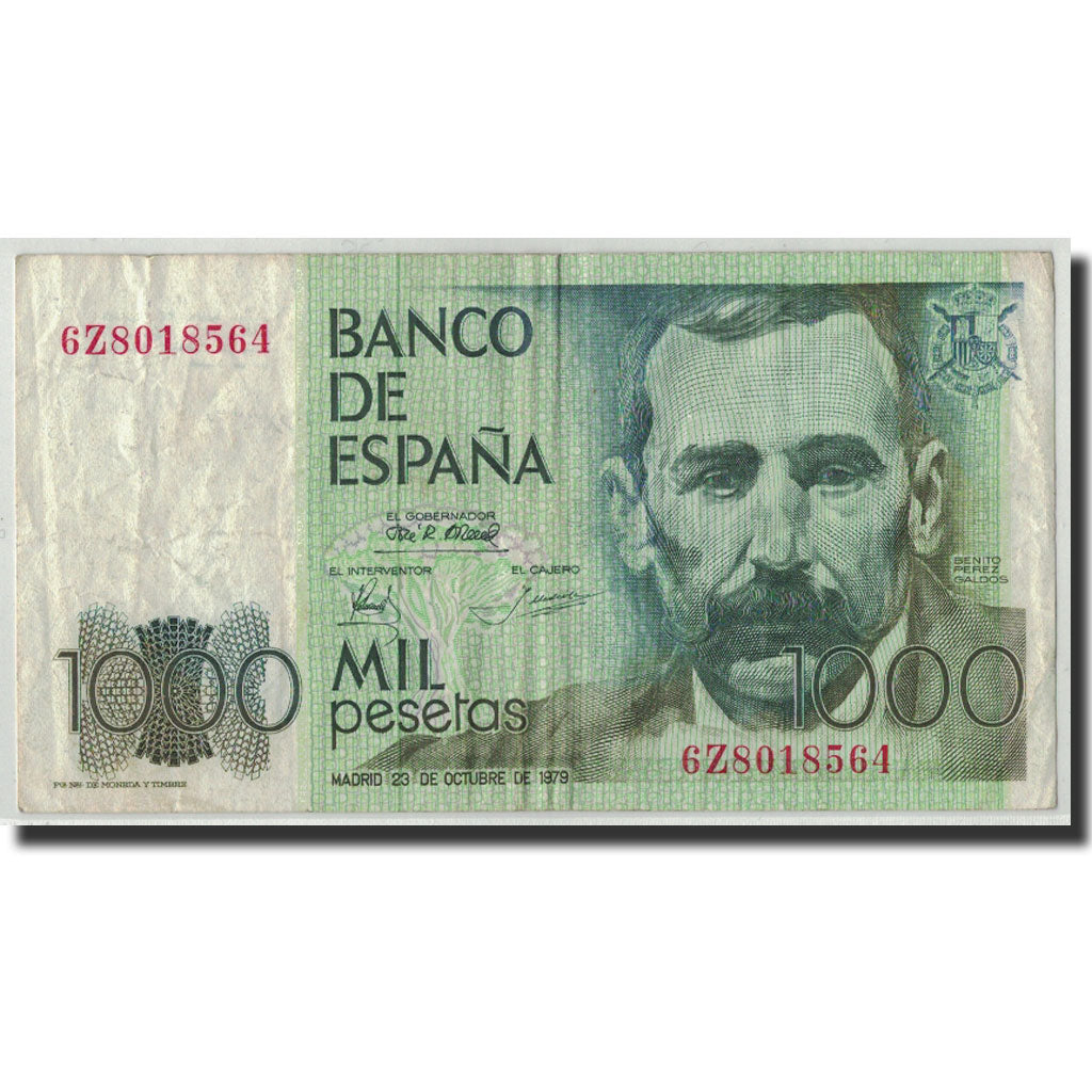 Banknote, Spain, 1000 Pesetas, 1979, 1979-10-23, KM:158, F(12-15)