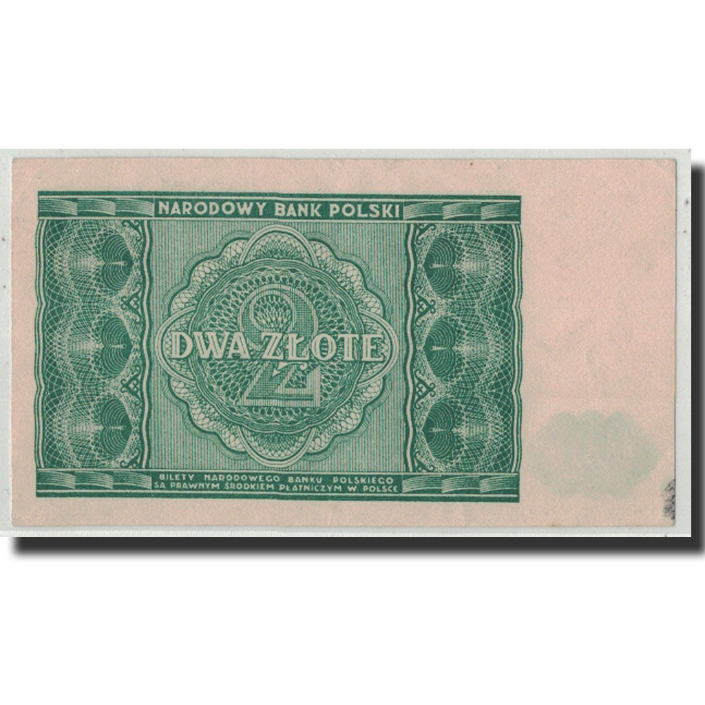 Banknote, Poland, 2 Zlote, 1946, 1946-05-15, KM:124, UNC(63)