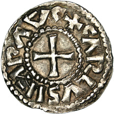 Coin, France, Denarius, Bourges, AU(50-53), Silver, Nouchy:19