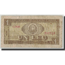 Banknote, Romania, 1 Leu, 1966, KM:91a, F(12-15)