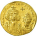 Munten, Constans II, Solidus, Constantinople, ZF, Goud, Sear:959