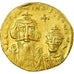 Moneta, Constans II, Solidus, Constantinople, BB, Oro, Sear:959
