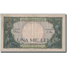Geldschein, Rumänien, 1000 Lei, 1943, 1943-03-23, KM:52a, S