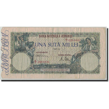 Banknote, Romania, 100,000 Lei, 1946, 1946-04-01, KM:58a, VF(20-25)