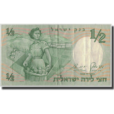 Israel, 1/2 Lira, 1958, KM:29a, F(12-15)