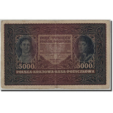 Geldschein, Polen, 5000 Marek, 1920, 1920-02-07, KM:31, S