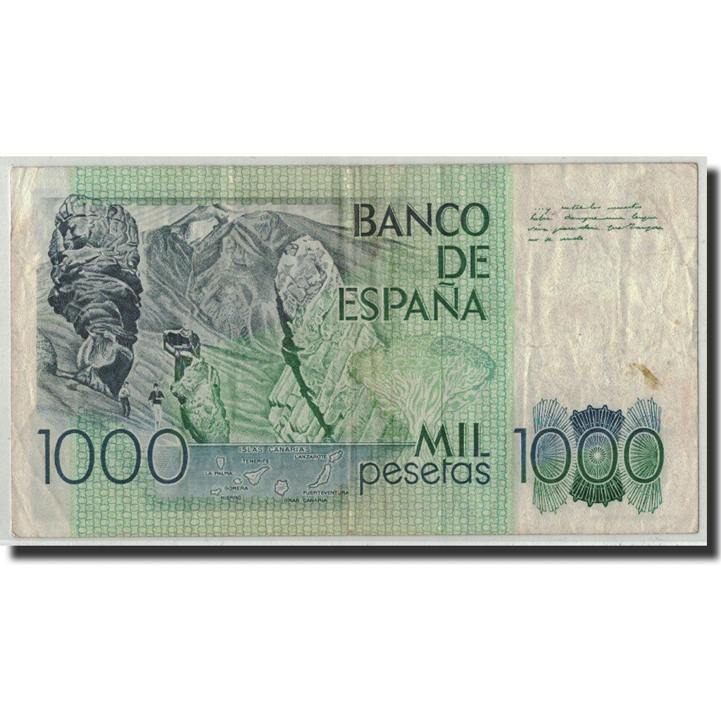 Banknote, Spain, 1000 Pesetas, 1979, 1979-10-23, KM:158, VF(20-25)