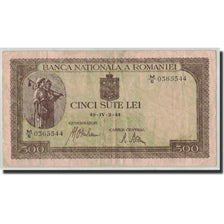 Geldschein, Rumänien, 500 Lei, 1941, 1941-04-02, KM:51a, S+
