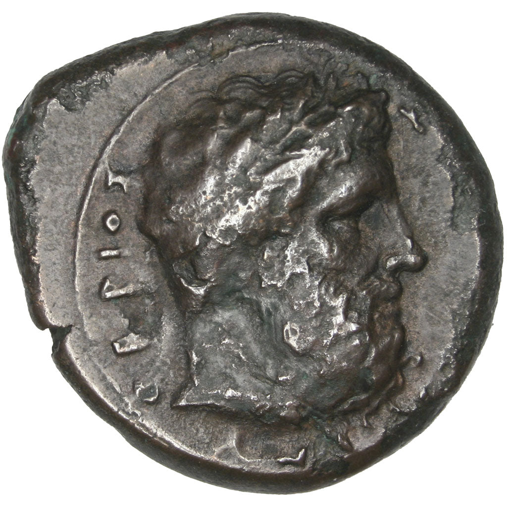 Sicily, Timol&eacute;on (344-336 Bf JC), Zeus, Hemidrachm, Syracuse, EF(40-45),.