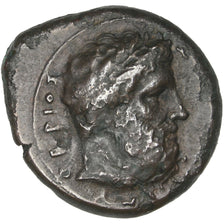 Sicily, Timol&eacute;on (344-336 Bf JC), Zeus, Hemidrachm, Syracuse, EF(40-45),.