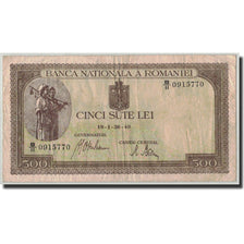 Banknote, Romania, 500 Lei, 1941, 1943-01-26, KM:51a, VF(20-25)