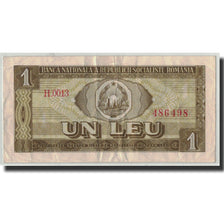 Geldschein, Rumänien, 1 Leu, 1966, KM:91a, S