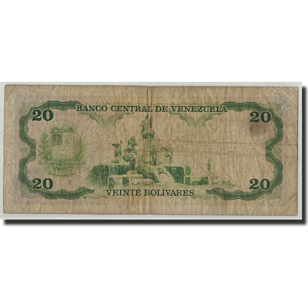 Billete, 20 Bolivares, 1987, Venezuela, KM:64a, 1987-07-07, RC