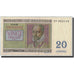 Banknote, Belgium, 20 Francs, 1956, 1956-04-03, KM:132b, AU(55-58)