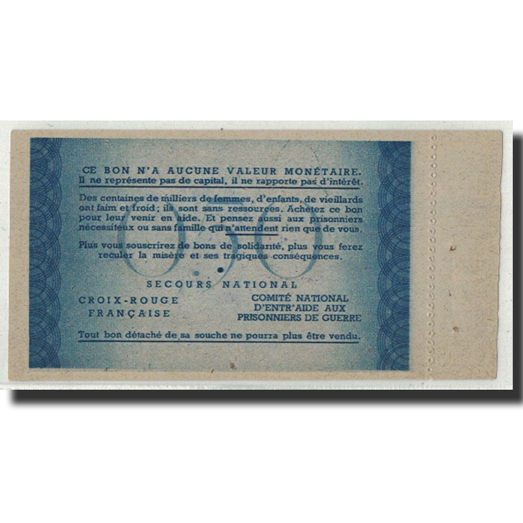 France,  Bon de solidarité de 50 Centimes, Undated (1940-44), UNC(63)