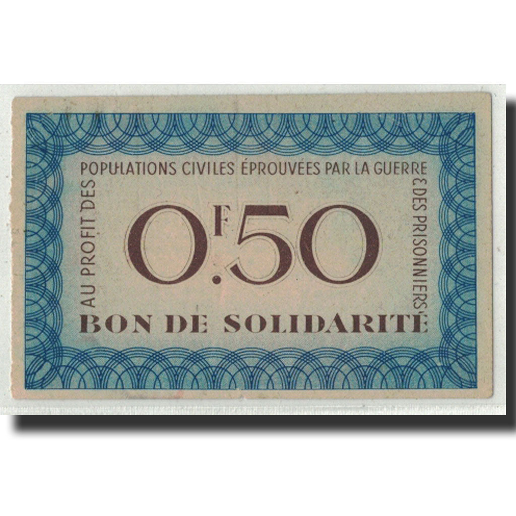 Billete, 50 Centimes, Undated (1940-44), Francia, EBC, Comité National