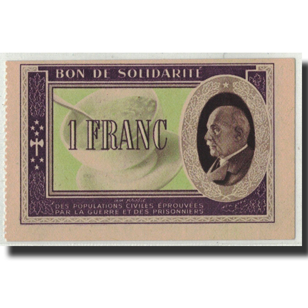 France, Bon de Solidarité de 1 Franc, 1941, UNC(63)