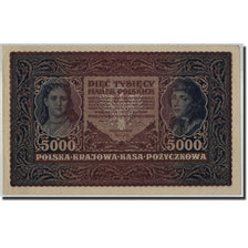 Banknote, Poland, 5000 Marek, 1920, 1920-02-07, KM:31, AU(50-53)