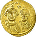 Moneda, Heraclius, Solidus, Constantinople, MBC+, Oro, Sear:745