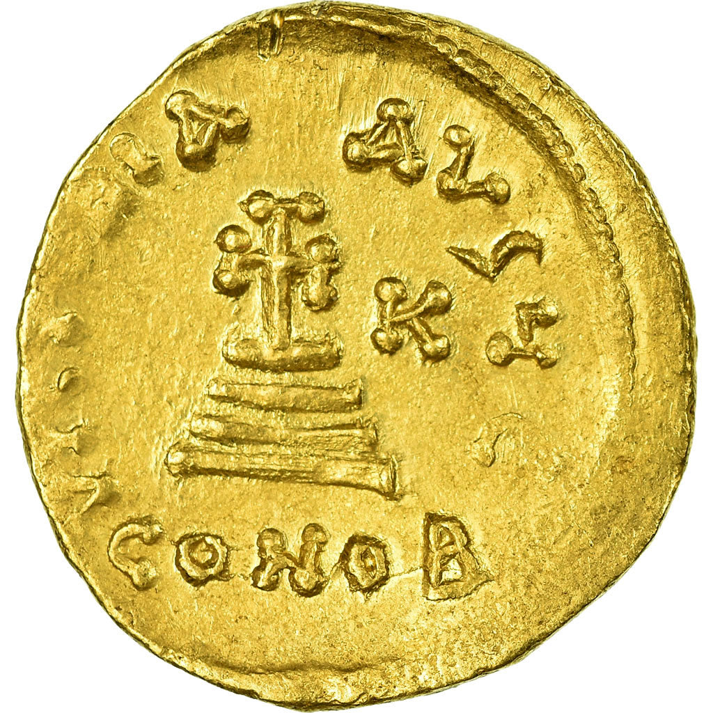 Coin, Heraclius, Solidus, Constantinople, AU(50-53), Gold, Sear:745
