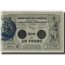 Banconote, Pirot:59-2566, BB, Valenciennes, 1 Franc, 1916, Francia