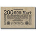 Geldschein, Deutschland, 200,000 Mark, 1923, 1923-08-09, KM:100, S+