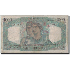 Banknote, France, 1000 Francs, 1 000 F 1945-1950 ''Minerve et Hercule'', 1948