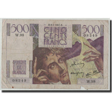 Biljet, Frankrijk, 500 Francs, 1947, 1947-01-09, B, Fayette:34.7, KM:129a