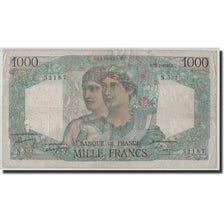 Francia, 1000 Francs Minerve et Hercule, KM:130b, Fay:41.25, 1949-02-17, B+