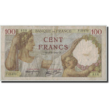 Banconote, Francia, 100 Francs, 1941, 1941-11-06, B+, Fayette:26.60, KM:94