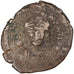 Moneda, Tiberius II Constantine, Half Follis, Constantinople, BC+, Cobre