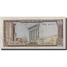 Banknot, Liban, 1 Livre, 1972, KM:61b, VF(30-35)