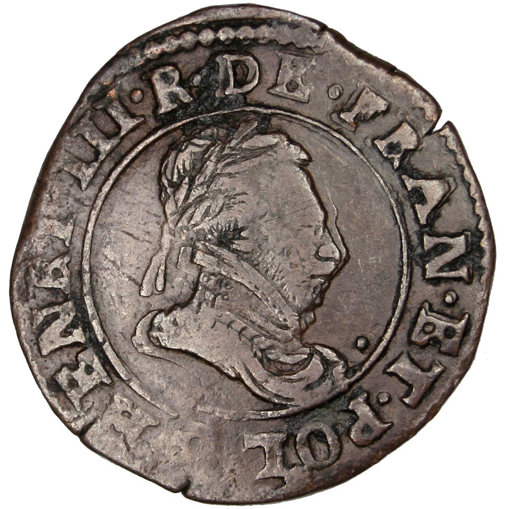 Munten, Frankrijk, Double Tournois, Saint Lô, ZF, Koper, CGKL:118