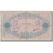 Francia, 500 Francs, 500 F 1888-1940 ''Bleu et Rose'', 1937, 1937-08-26, B