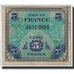France, 5 Francs Drapeau, 1944, KM:115a, Fayette:VF17.1, F(12-15)
