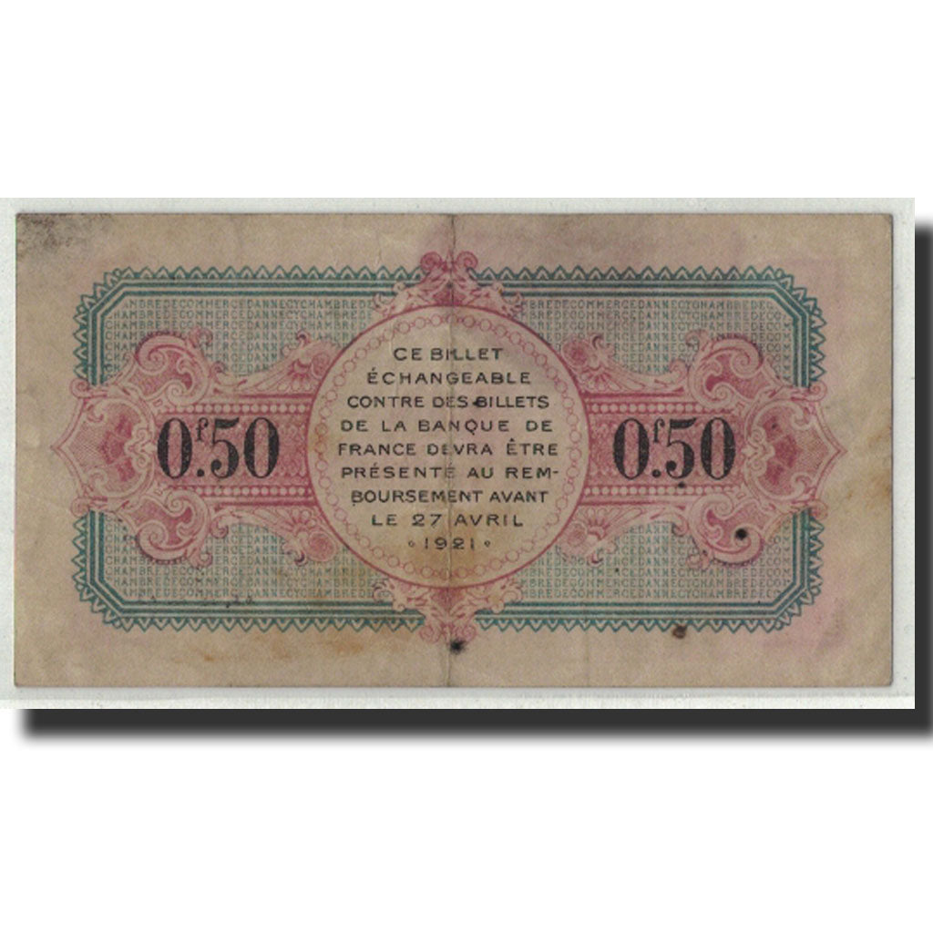 France, Annecy, 50 Centimes, 1916, VF(30-35), Pirot:10-7