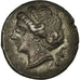 Coin, Campania, Neapolis, Nymph, Didrachm, Neapolis, AU(50-53), Silver