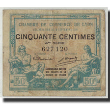 50 Centimes, Pirot:77-5, 1915, Francia, BC, Lyon