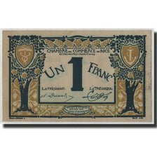 Pirot:91-5, 1 Franc, 1917, France, AU(55-58), Nice
