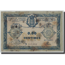 Pirot:115-1, 50 Centimes, 1914, France, VF(20-25), Saint-Omer