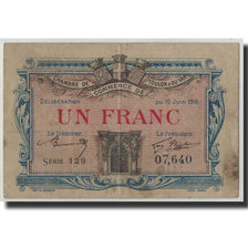 France, Toulon, 1 Franc, 1916, TB, Pirot:121-4